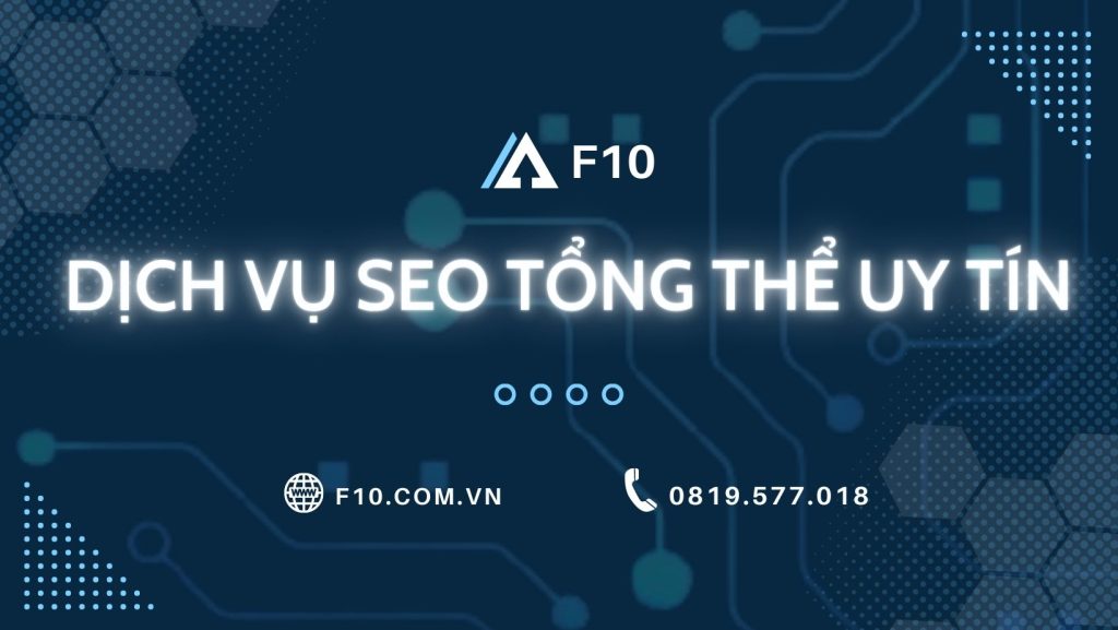 Dịch vụ SEO tổng thể
dịch vụ seo website tổng thể